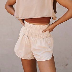 Free People Movement High Wasted Paper Bag The Way Home Shorts